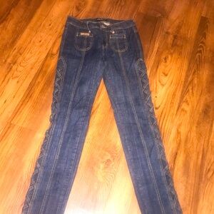 🔥 VIRGIN ONLY Jeans SIZE 5 juniors 26 - 27 “ waist like new
